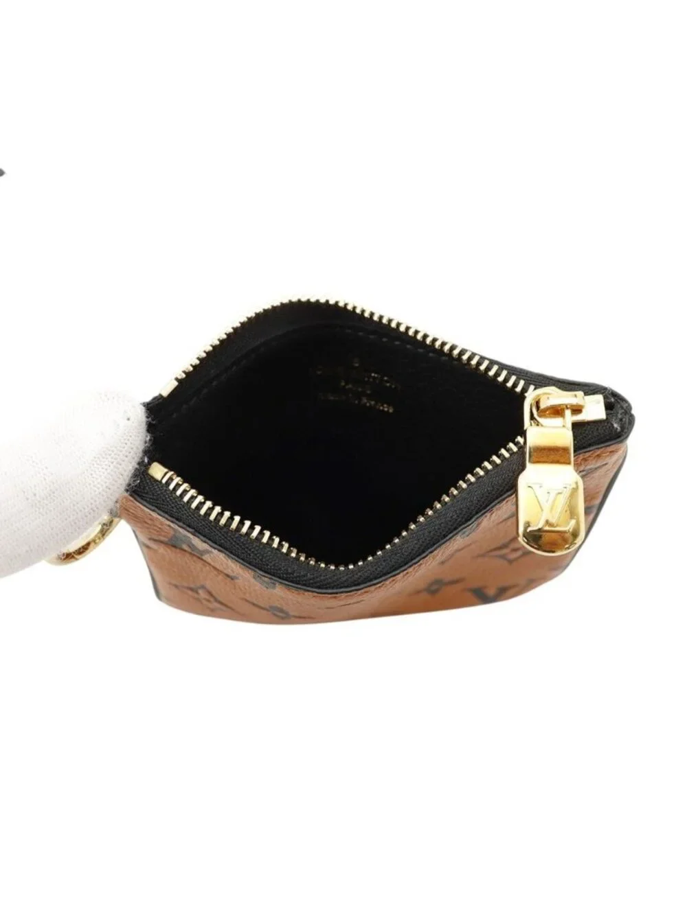 Louis Vuitton Pouch Monogram Empreinte Pochette Trio LV Crafty M Black